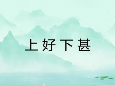 上好下甚