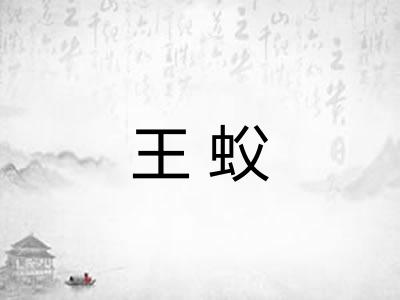 王蚥