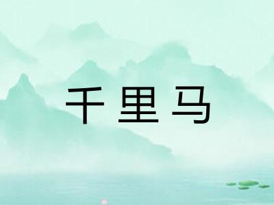 千里马
