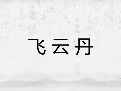 飞云丹