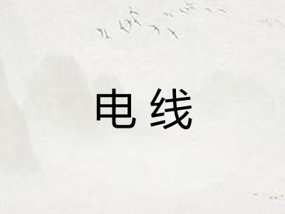 电线 电线