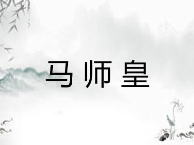 马师皇 马师皇
