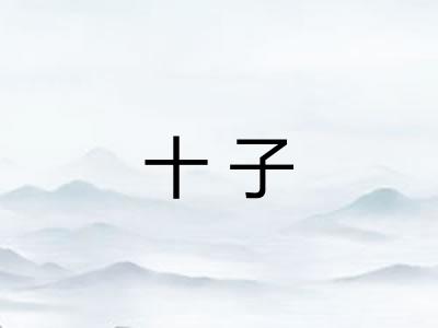 十子 十子