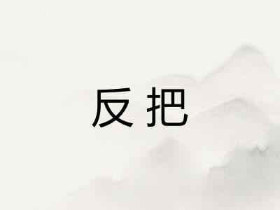 反把