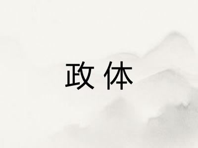 政体