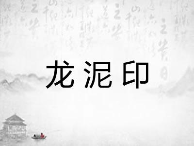 龙泥印 龙泥印