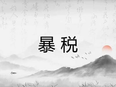 暴税