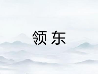 领东 领东