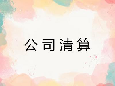公司清算