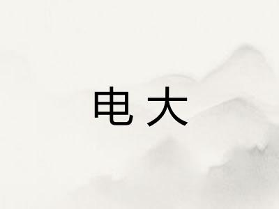 电大 电大
