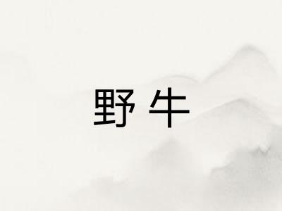 野牛