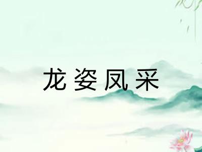 龙姿凤采