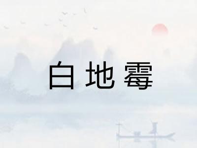 白地霉
