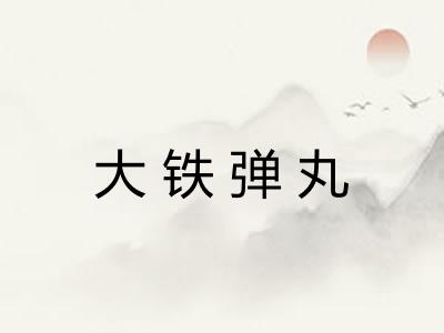 大铁弹丸