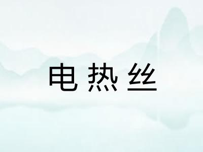 电热丝 电热丝