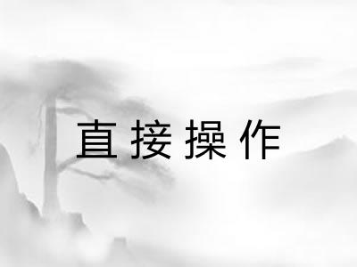 直接操作