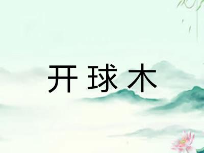 开球木