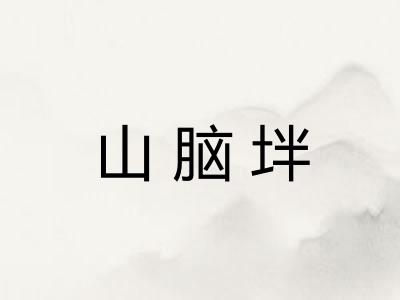 山脑坢 山脑坢