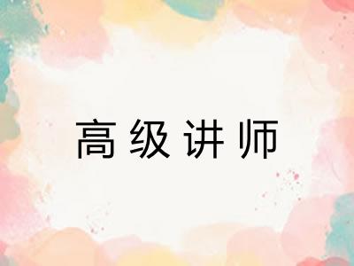 高级讲师