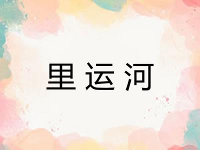 里运河 里运河