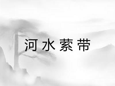 河水萦带