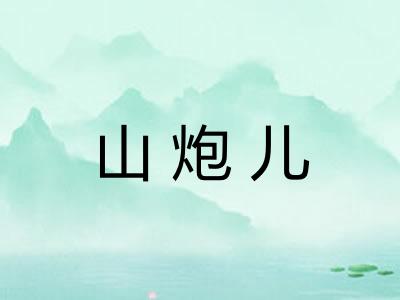 山炮儿
