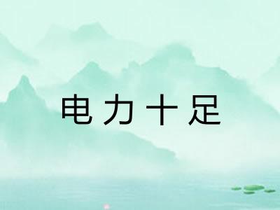 电力十足