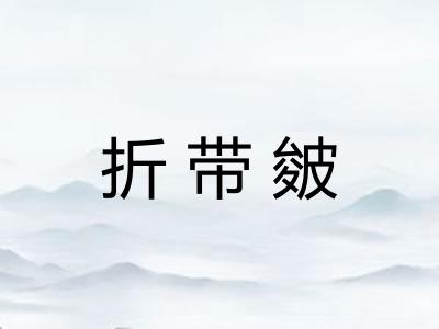 折带皴