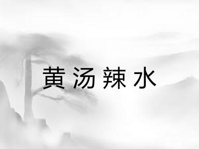 黄汤辣水