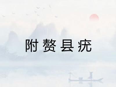 附赘县疣