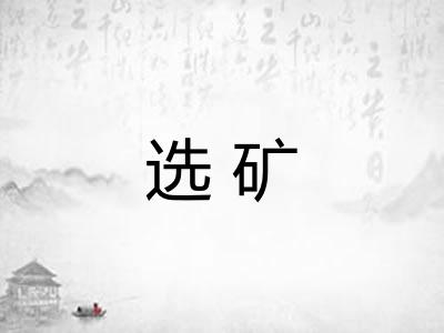 选矿