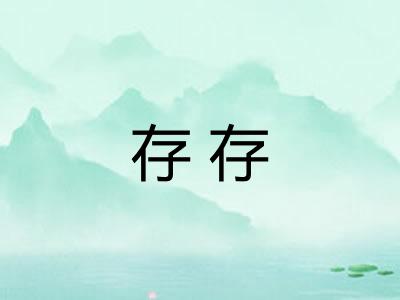 存存