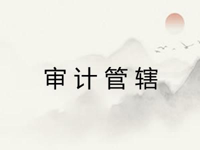 审计管辖 审计管辖