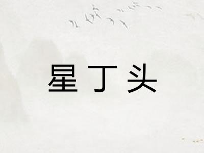 星丁头