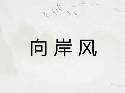 向岸风