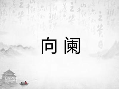向阑 向阑