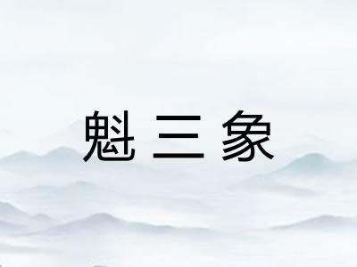 魁三象