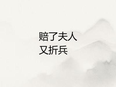 赔了夫人又折兵