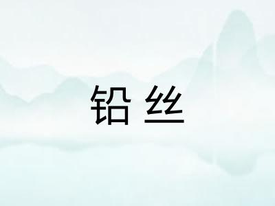 铅丝
