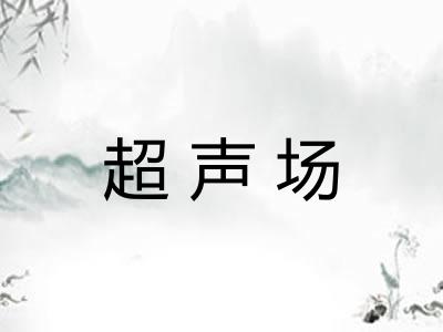 超声场