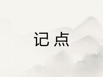 记点
