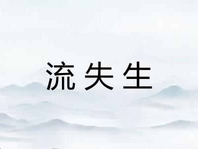 流失生