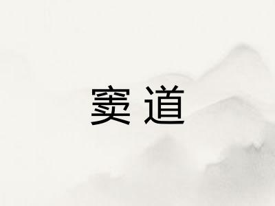 窦道