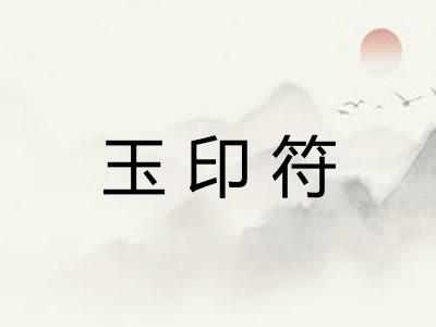 玉印符 玉印符