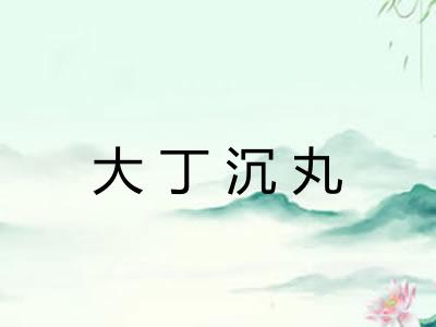 大丁沉丸