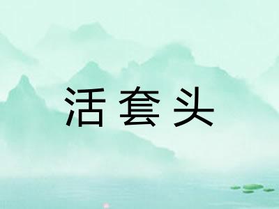 活套头 活套头