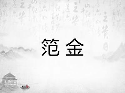 笵金 笵金
