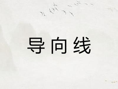 导向线