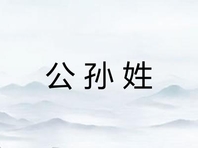 公孙姓
