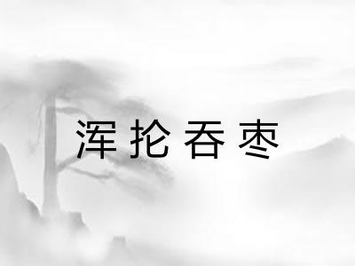 浑抡吞枣 浑抡吞枣